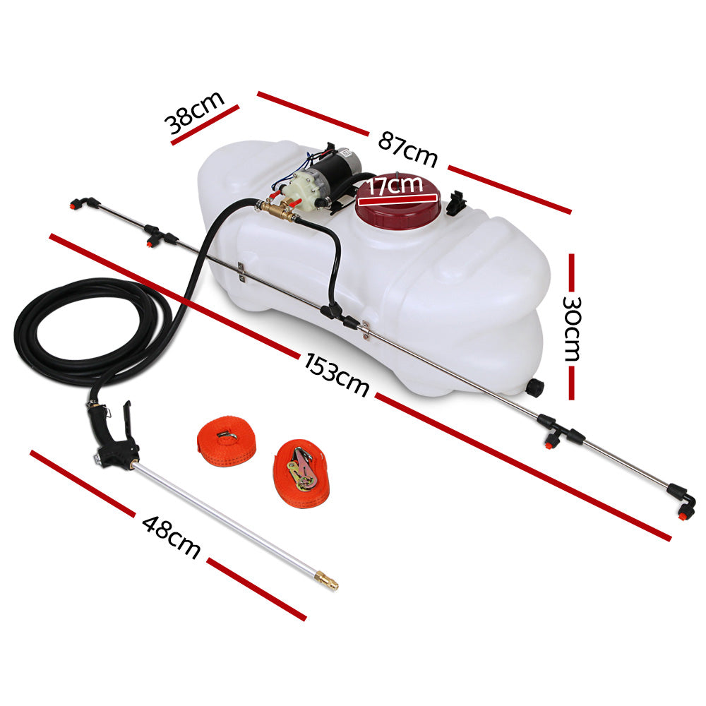 Herbicides: Giantz Weed Sprayer 60L 1.5M Fixed Boom Garden Spray
