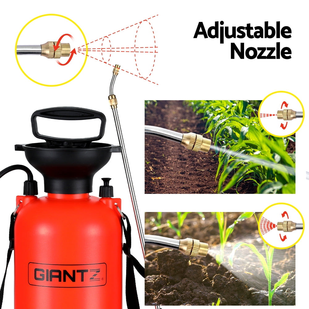 Herbicides: Giantz Weed Sprayer Pressure 7L Shoulder Garden Spray