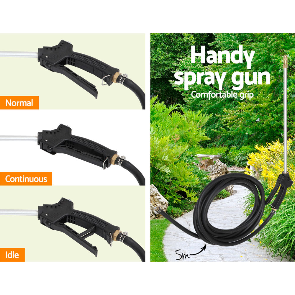 Herbicides: Giantz Weed Sprayer 100L Trailer 1.5M Boom Garden Spray