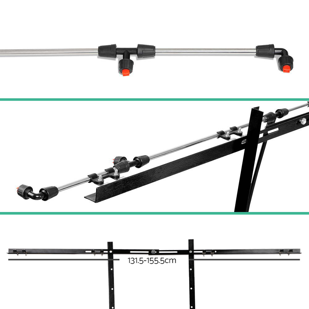 Herbicides: Giantz Weed Sprayer 100L Trailer 1.5M Boom Garden Spray
