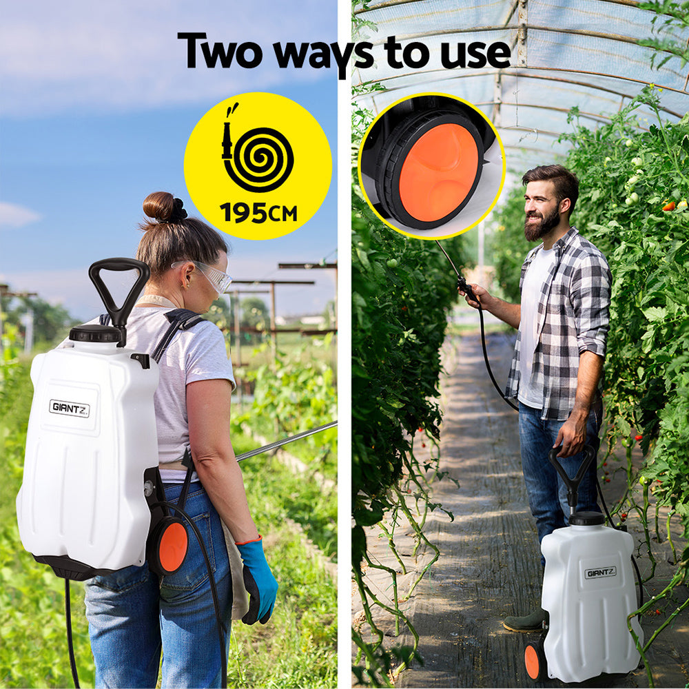 Herbicides: Giantz Weed Sprayer Electric 20L Backpack Trolley
