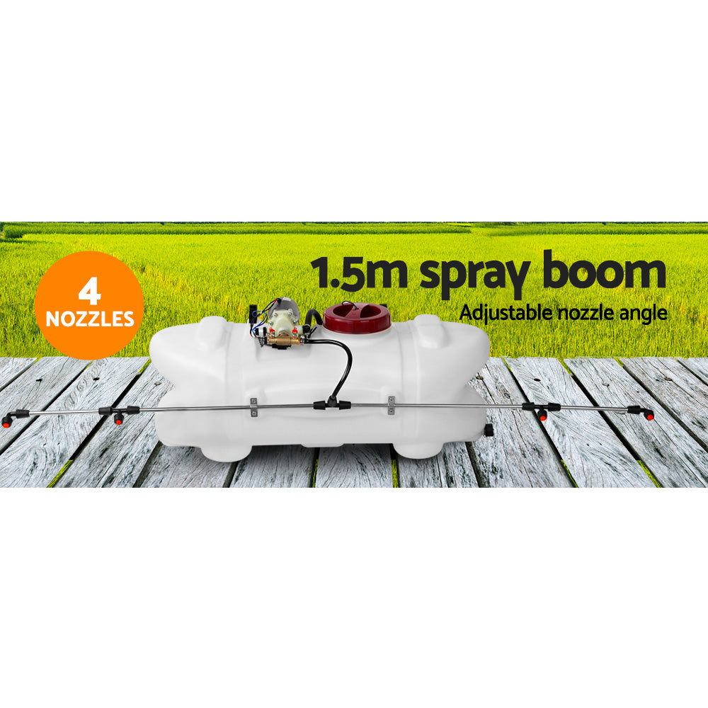 Herbicides: Giantz Weed Sprayer 60L Trailer 1.5M Boom Garden Spray
