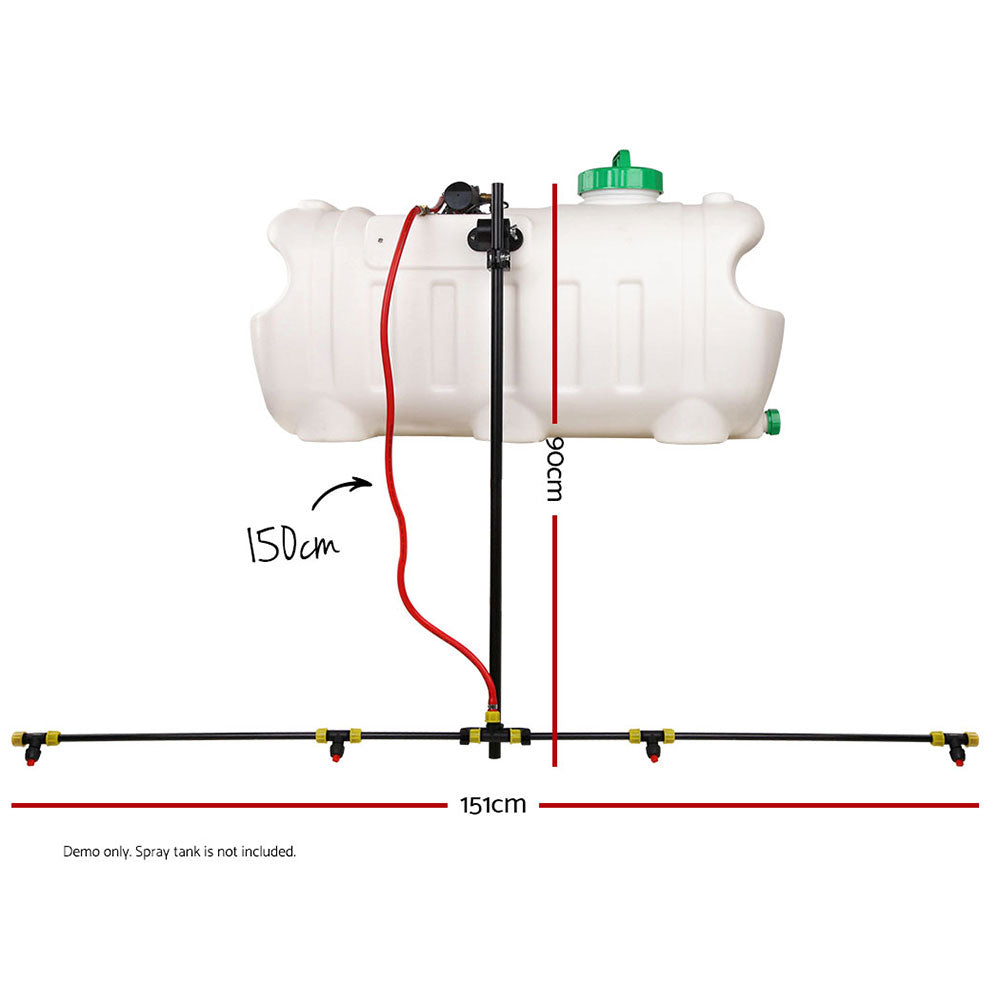Herbicides: Giantz Weed Sprayer 1.5M Boom 70/ 100L Garden Spray