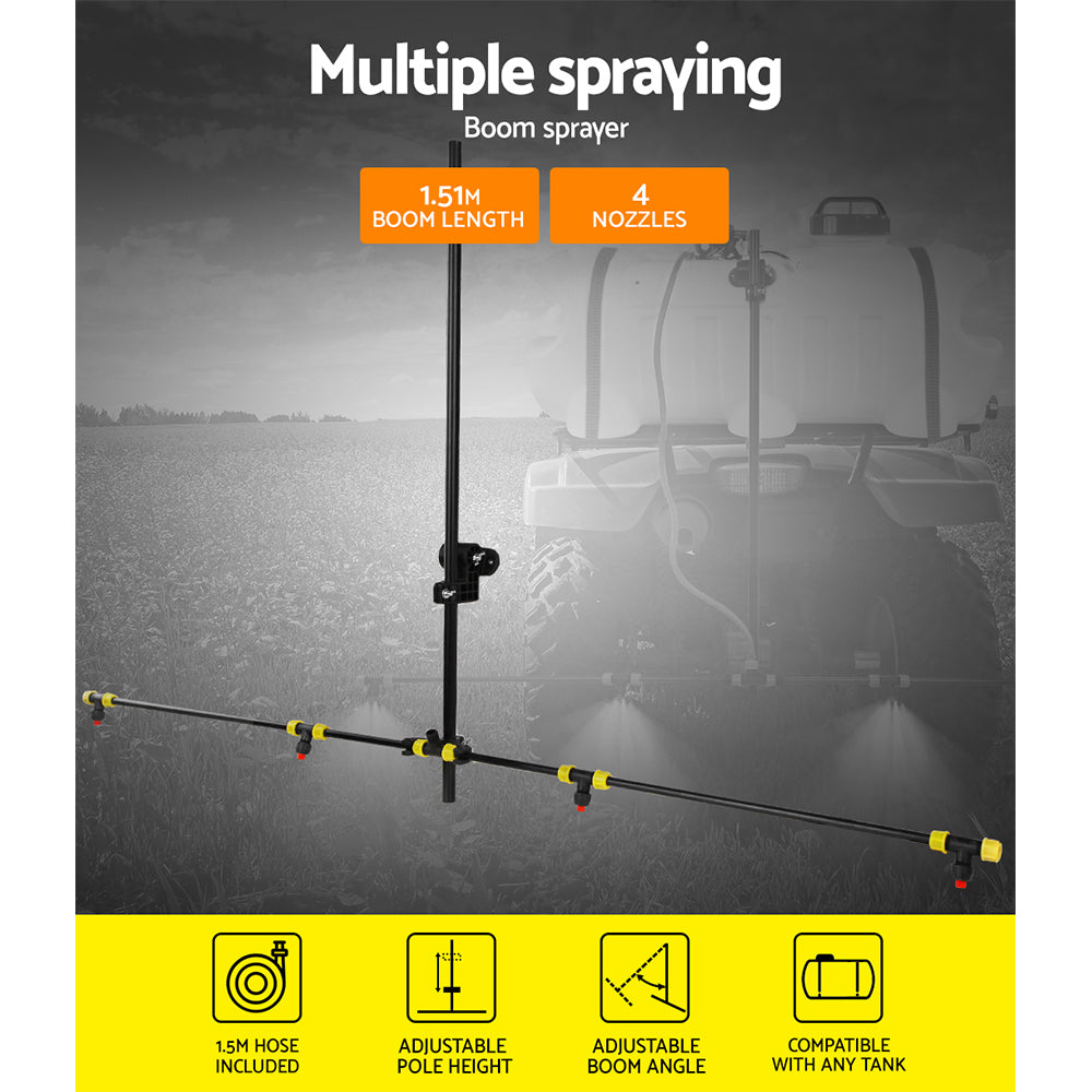 Herbicides: Giantz Weed Sprayer 1.5M Boom 70/ 100L Garden Spray