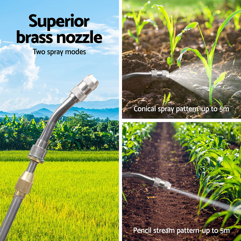 Herbicides: Giantz 50L Weed Sprayer Boom Pump Spot Spray