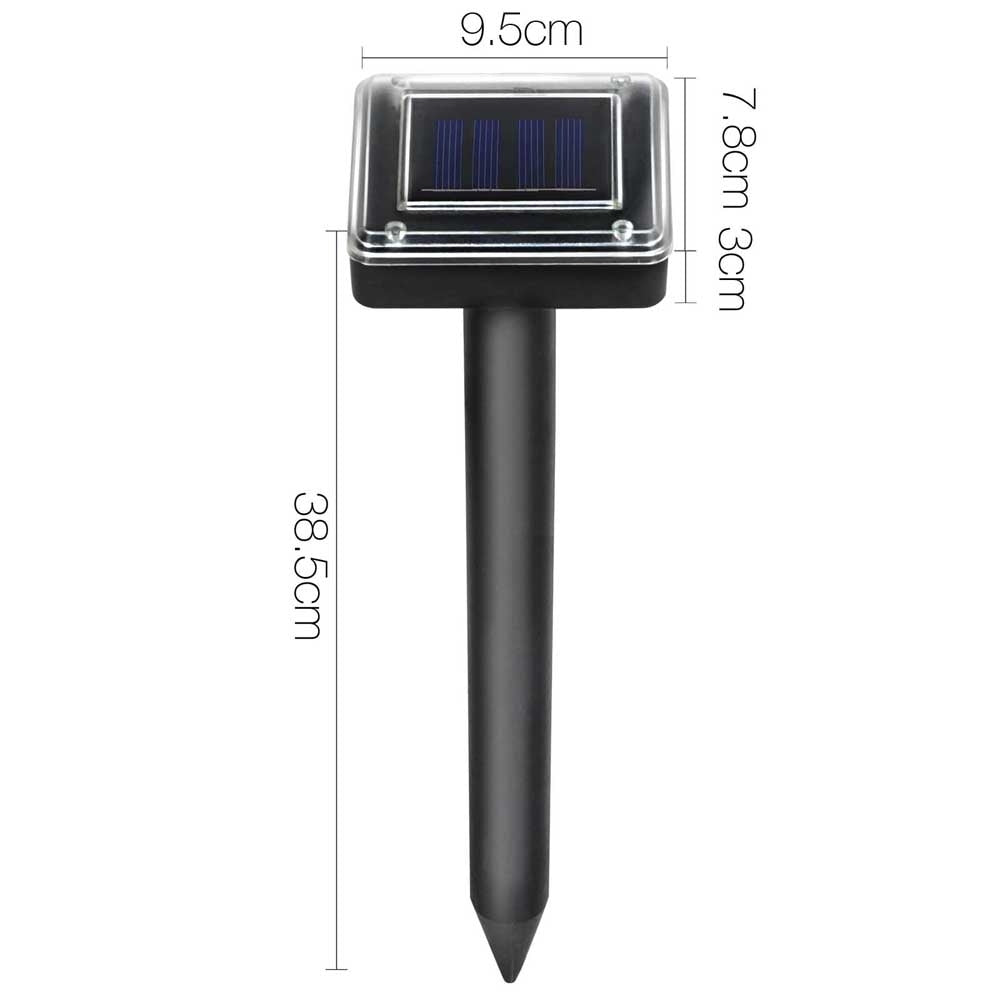 Household Insect Repellents: Gardeon Snake Repeller 12X Multi Pulse Ultrasonic Solar Powered Pest Repellent
