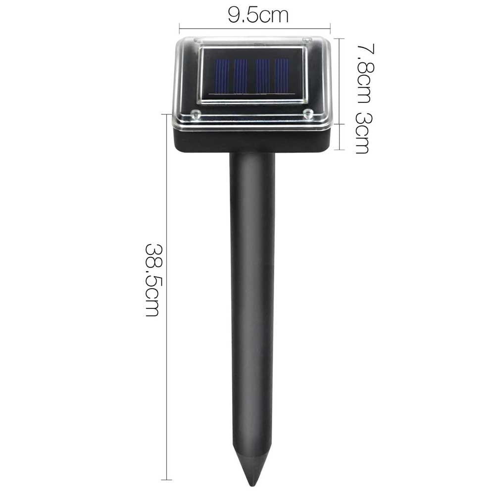 Gardening Tools: Vermitrap Set of 4 Ultrasonic Solar Powered Snake Repellent