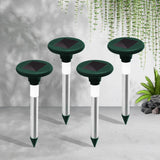 Household Insect Repellents: Gardeon 4X Solar LED Snake Repeller Pulse Plus Ultrasonic Pest Rodent Repellent
