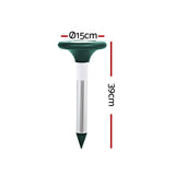 Household Insect Repellents: Gardeon 6X LED Solar Snake Repeller Pulse Plus Ultrasonic Pest Rodent Repellent