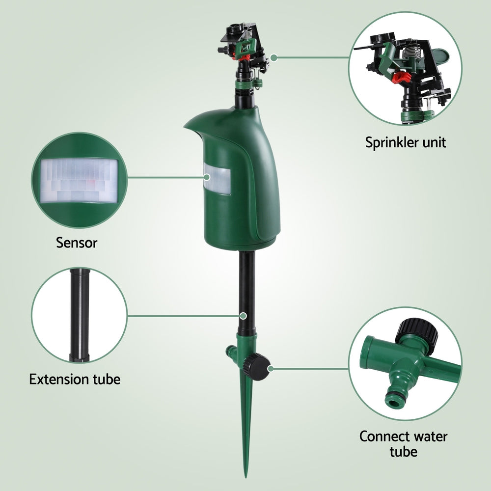 Other Outdoor Lights: Gardeon Snake Repeller Outdoor Water Sprinkler Animal Deterrent