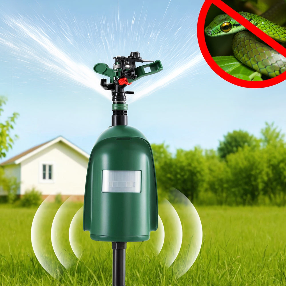 Other Outdoor Lights: Gardeon Snake Repeller Outdoor Water Sprinkler Animal Deterrent