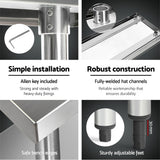 Kitchen Sinks: Cefito 1524x610mm Stainless Steel Kitchen Bench 304