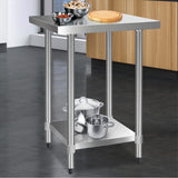 Kitchen Sinks: Cefito 610x610mm Stainless Steel Kitchen Bench 430
