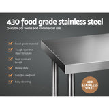 Kitchen Sinks: Cefito 610x610mm Stainless Steel Kitchen Bench 430