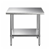 Cefito 914x762mm Stainless Steel Kitchen Bench 430