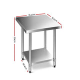 Kitchen Sinks: Cefito 760x760mm Stainless Steel Kitchen Bench 430
