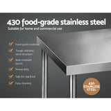Kitchen Sinks: Cefito 760x760mm Stainless Steel Kitchen Bench 430