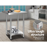 Kitchen Sinks: Cefito 760x760mm Stainless Steel Kitchen Bench 430