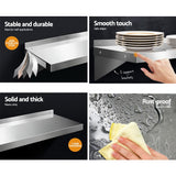 Kitchen & Bathroom DIY: Cefito 1200mm Stainless Steel Kitchen Wall Shelf Mounted Rack