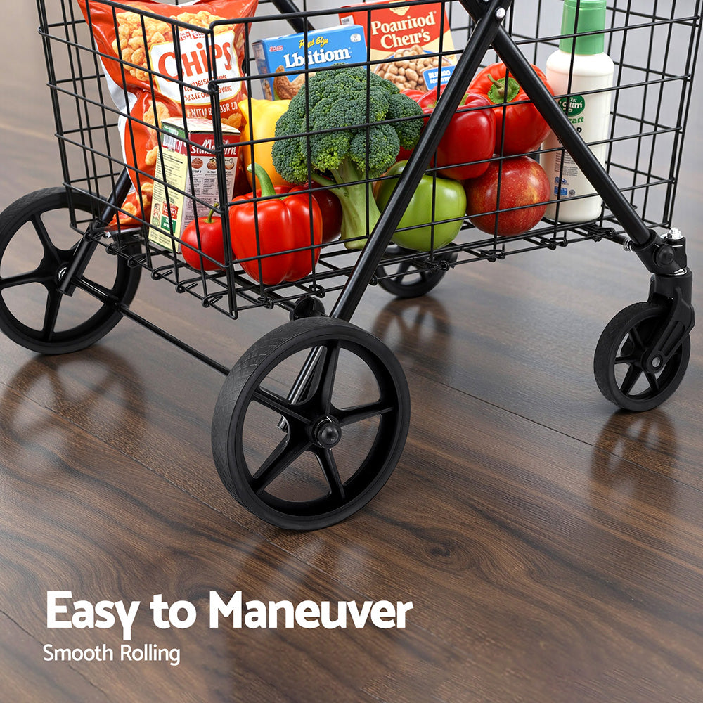 Utility Trolleys: Emajin Foldable Shopping Trolley Cart
