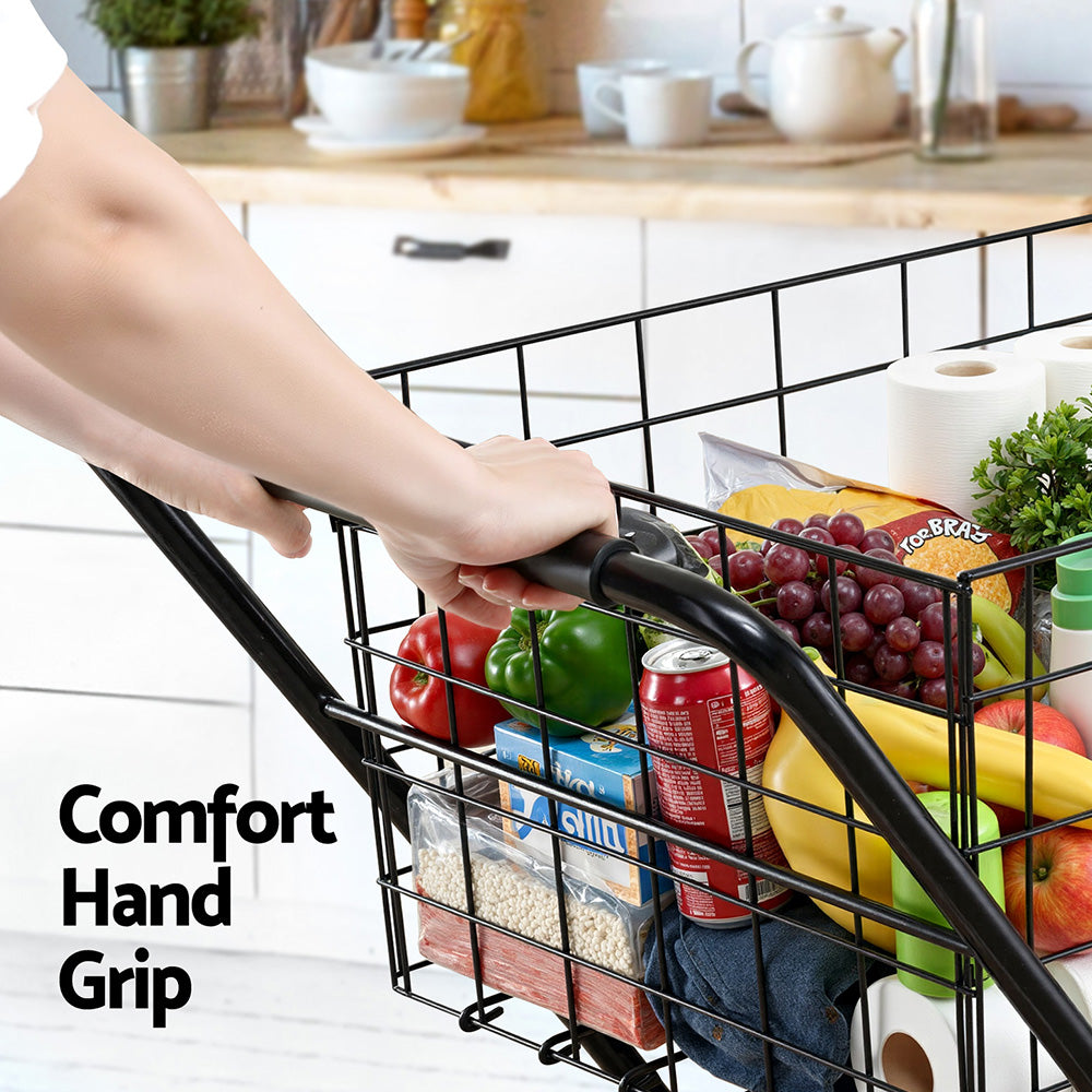 Utility Trolleys: Emajin Foldable Shopping Trolley Cart