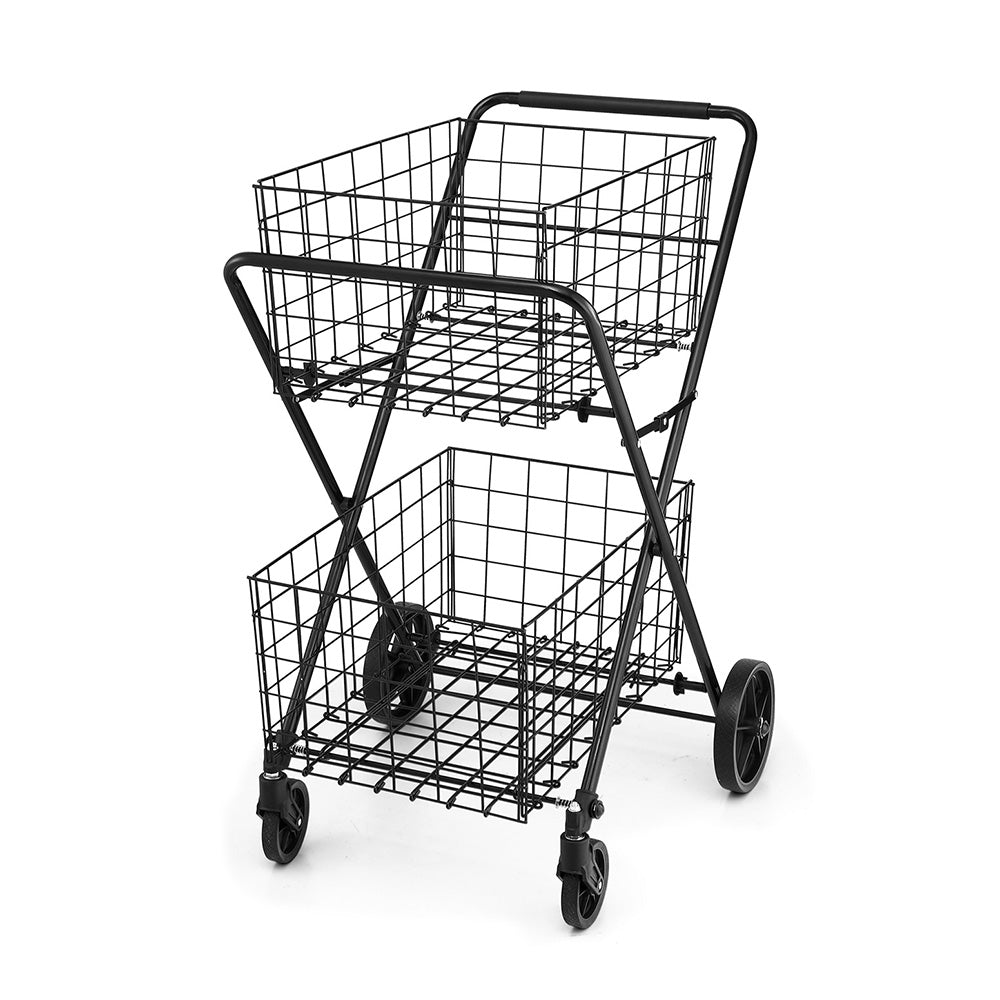 Utility Trolleys: Emajin Foldable Shopping Trolley Cart