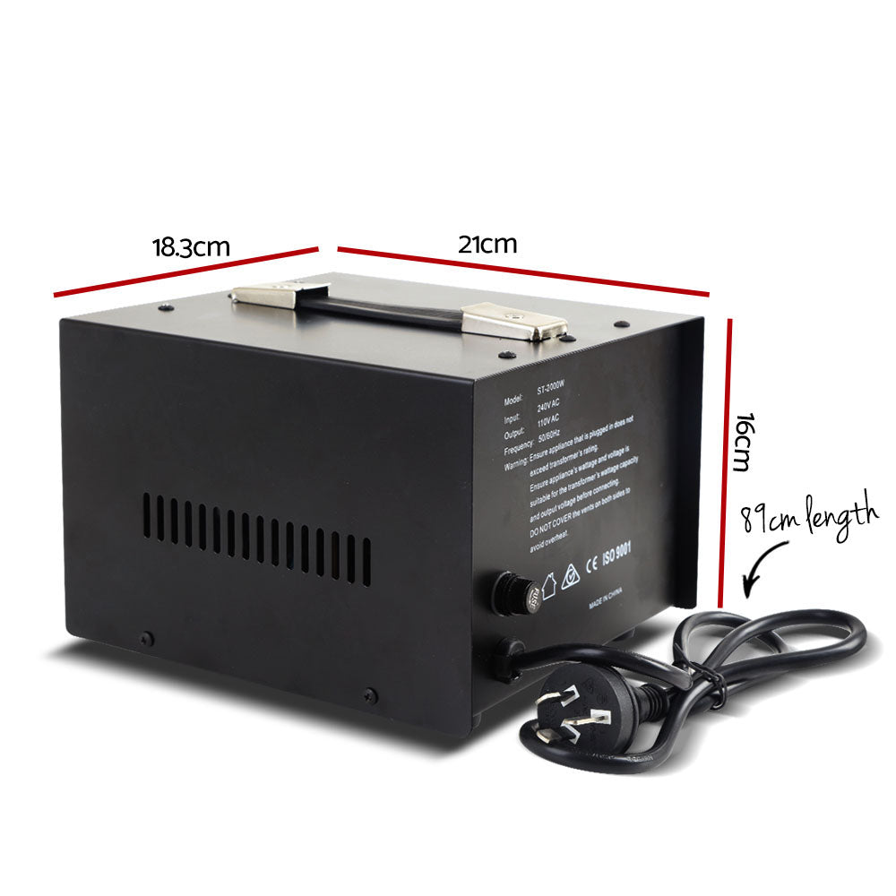 Outdoor Power Equipment: Giantz 2000 Watt Step Down Transformer