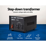 Transformers & Regulators: Giantz Step Down Transformer 200W 240V TO 110V Stepdown Voltage Converter AU-US