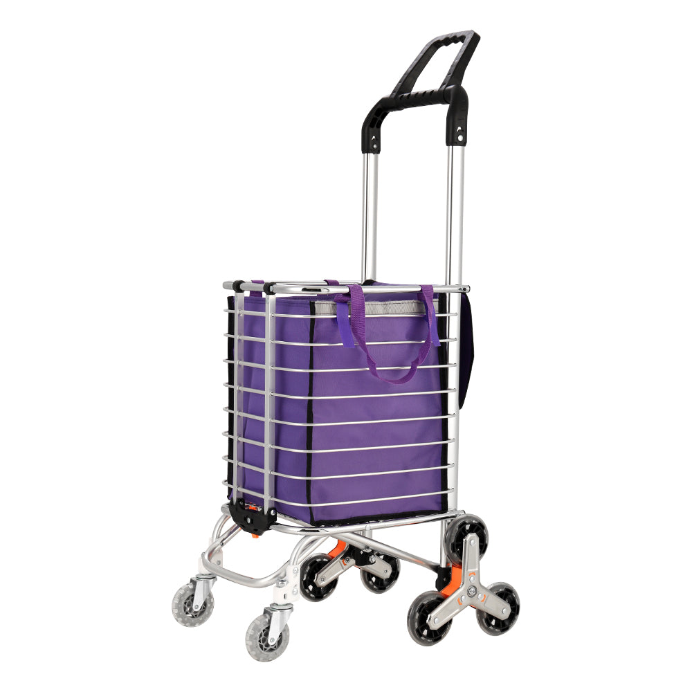 Kitchen & Dining Trolleys: Emajin Shopping Cart Trolley 35L Foldable Climbing Wheels