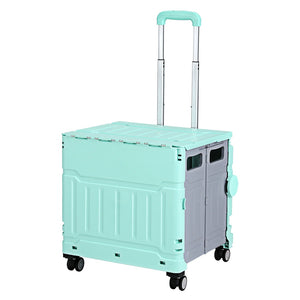 Emajin Shopping Trolley Cart 75L Foldable Green