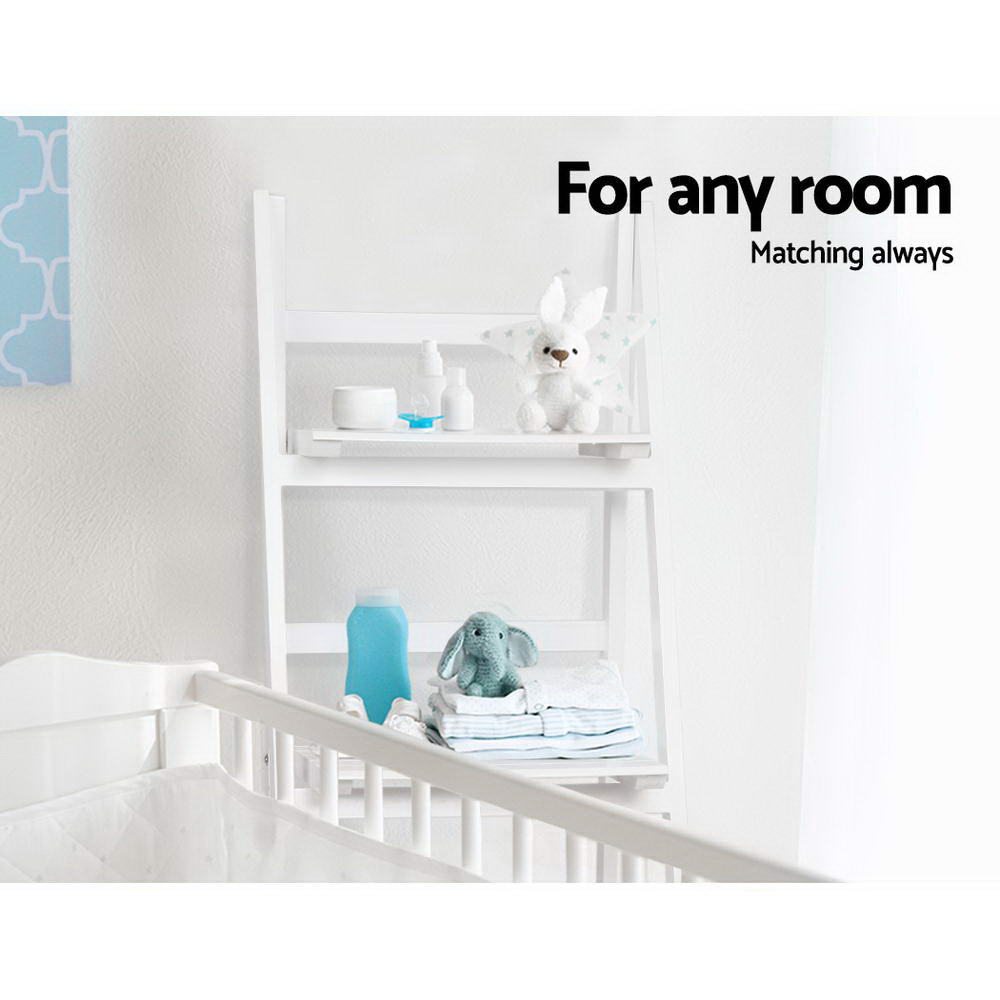 Bookcases & Shelves: Artiss Bookshelf Corner Shelf 3 Tiers - ZANE White