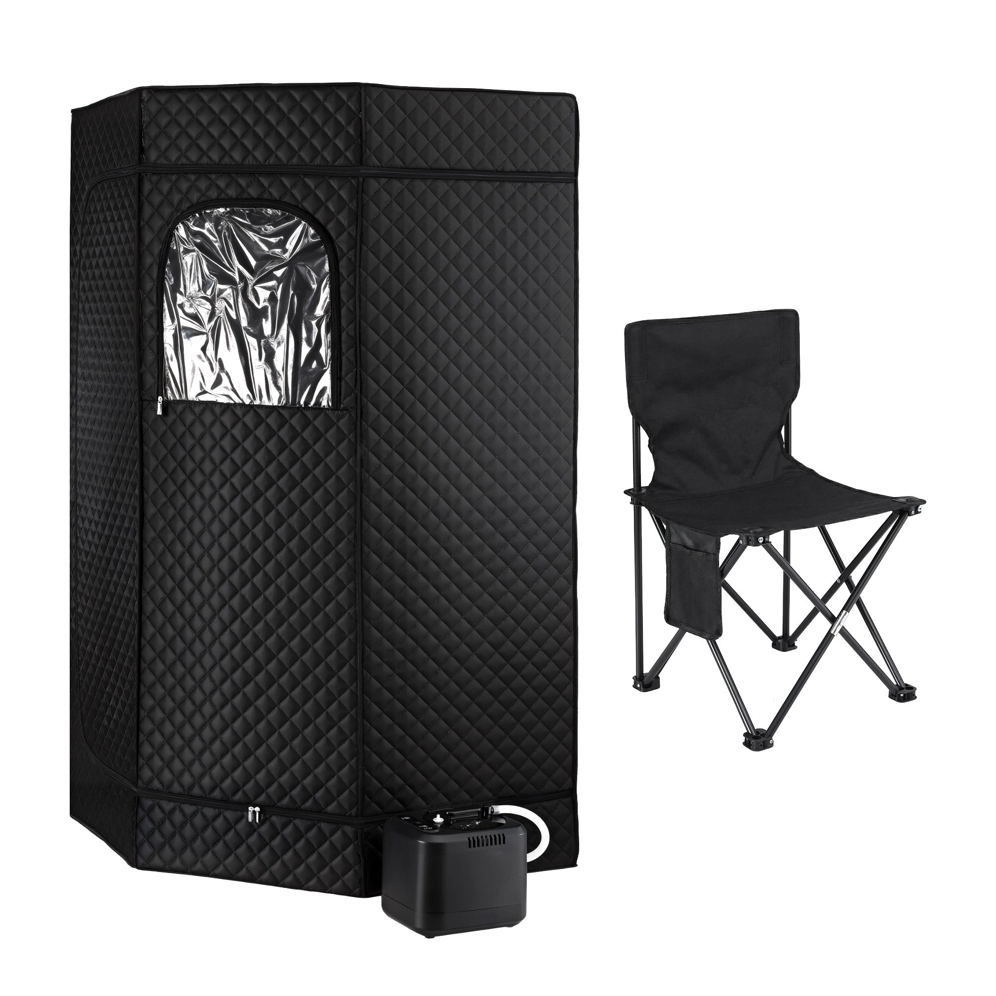 Speciality Appliances: Devanti Portable Steam Sauna Tent 1000W 3L Steamer Pot Full Body Home SPA Timer