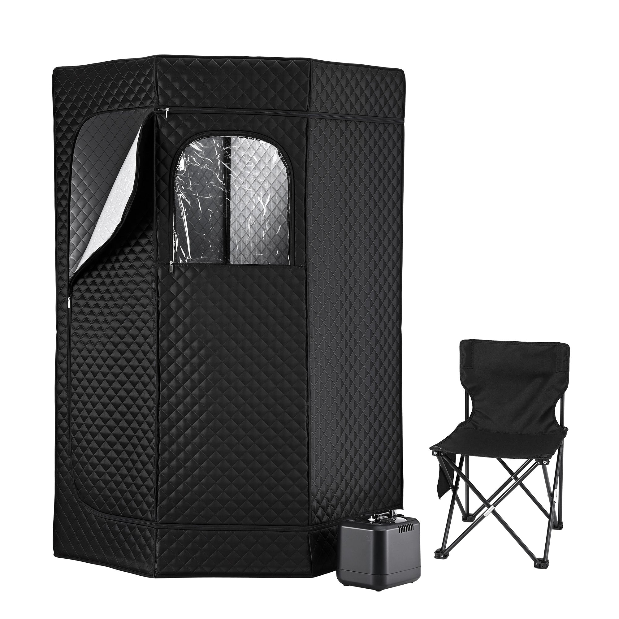 Speciality Appliances: Devanti Portable Steam Sauna Tent 1000W 3L Steamer Pot Full Body Home SPA Timer