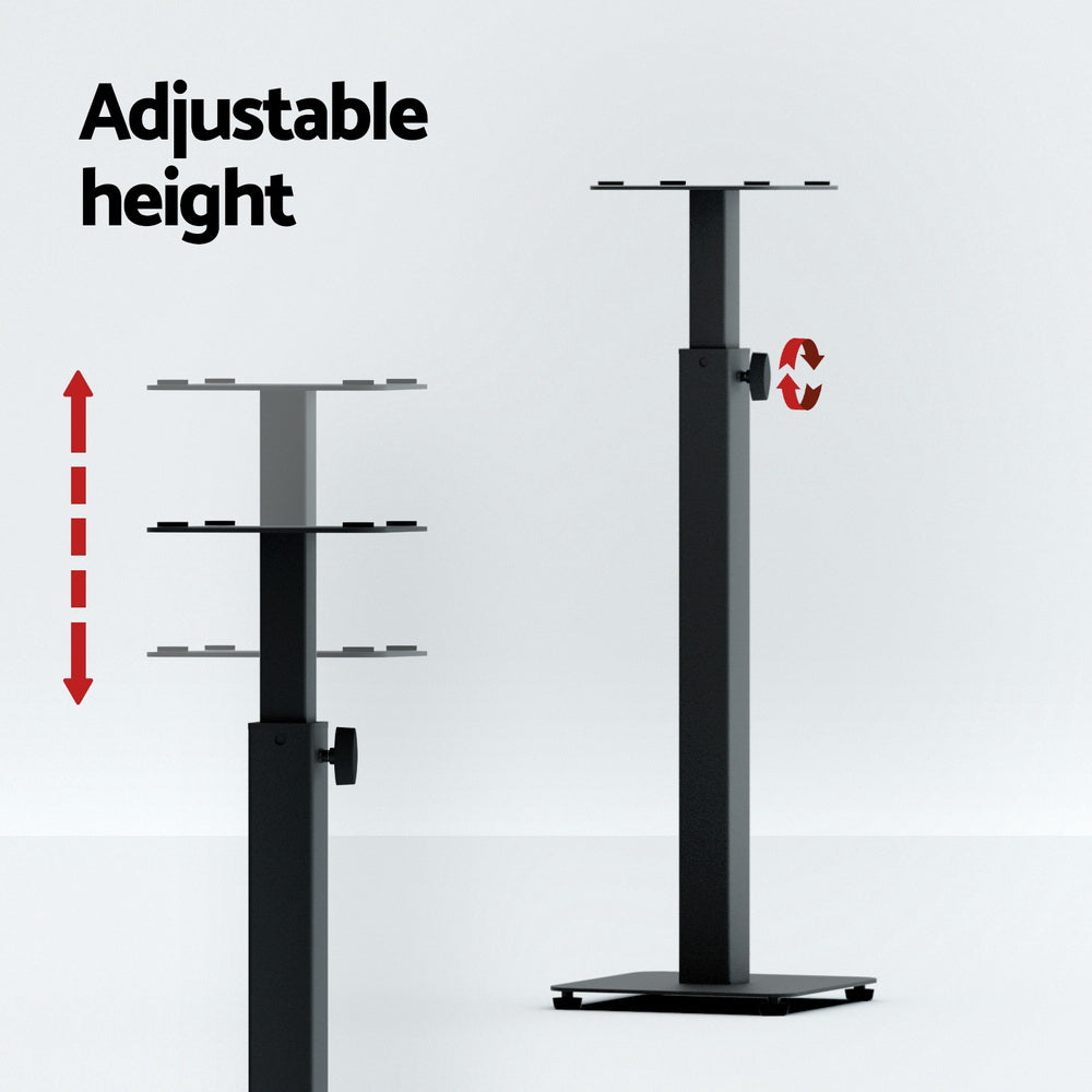 Speaker Accessories: Alpha Speaker Stand 70-117cm Adjustable Height 2pcs