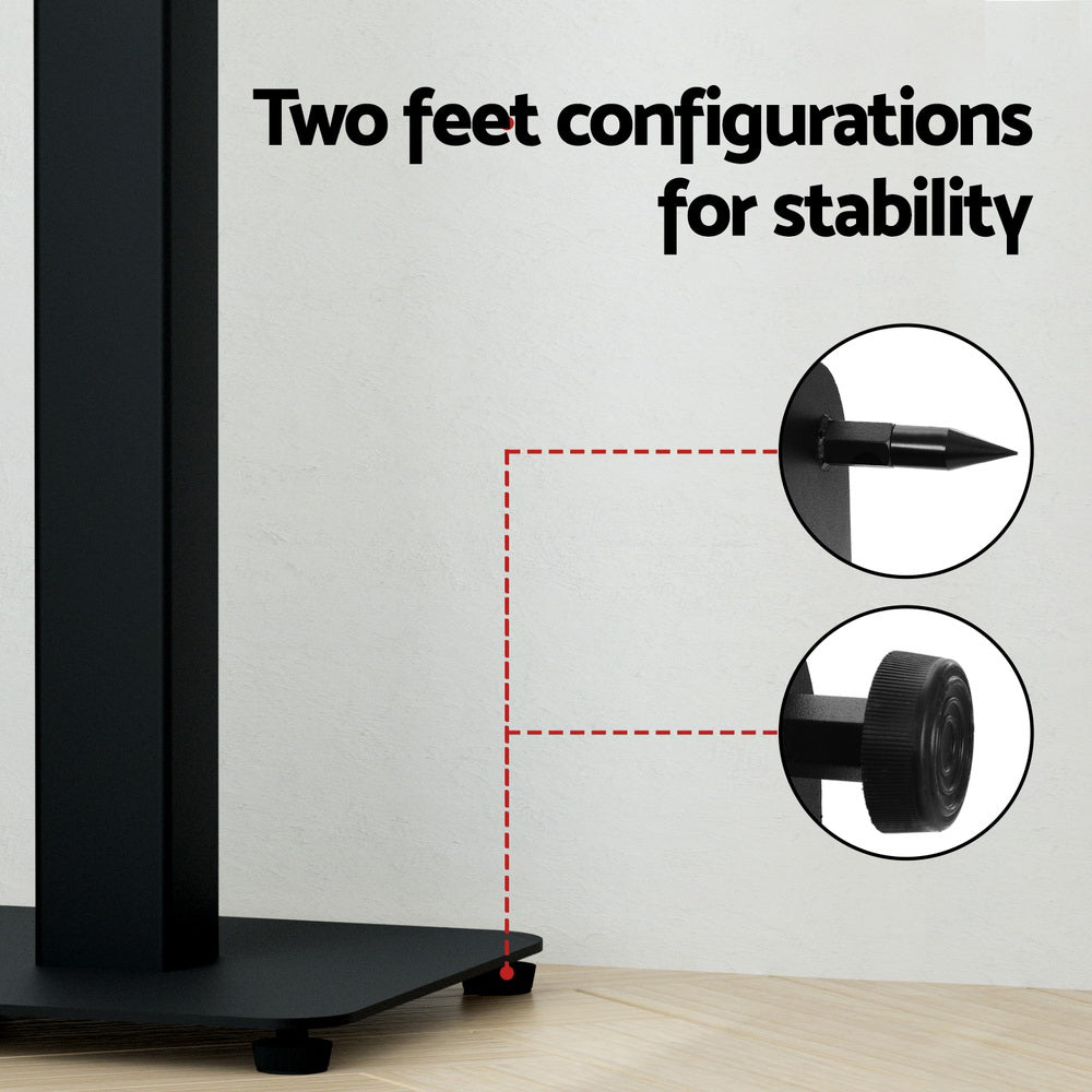 Speaker Accessories: Alpha Speaker Stand 70-117cm Adjustable Height 2pcs