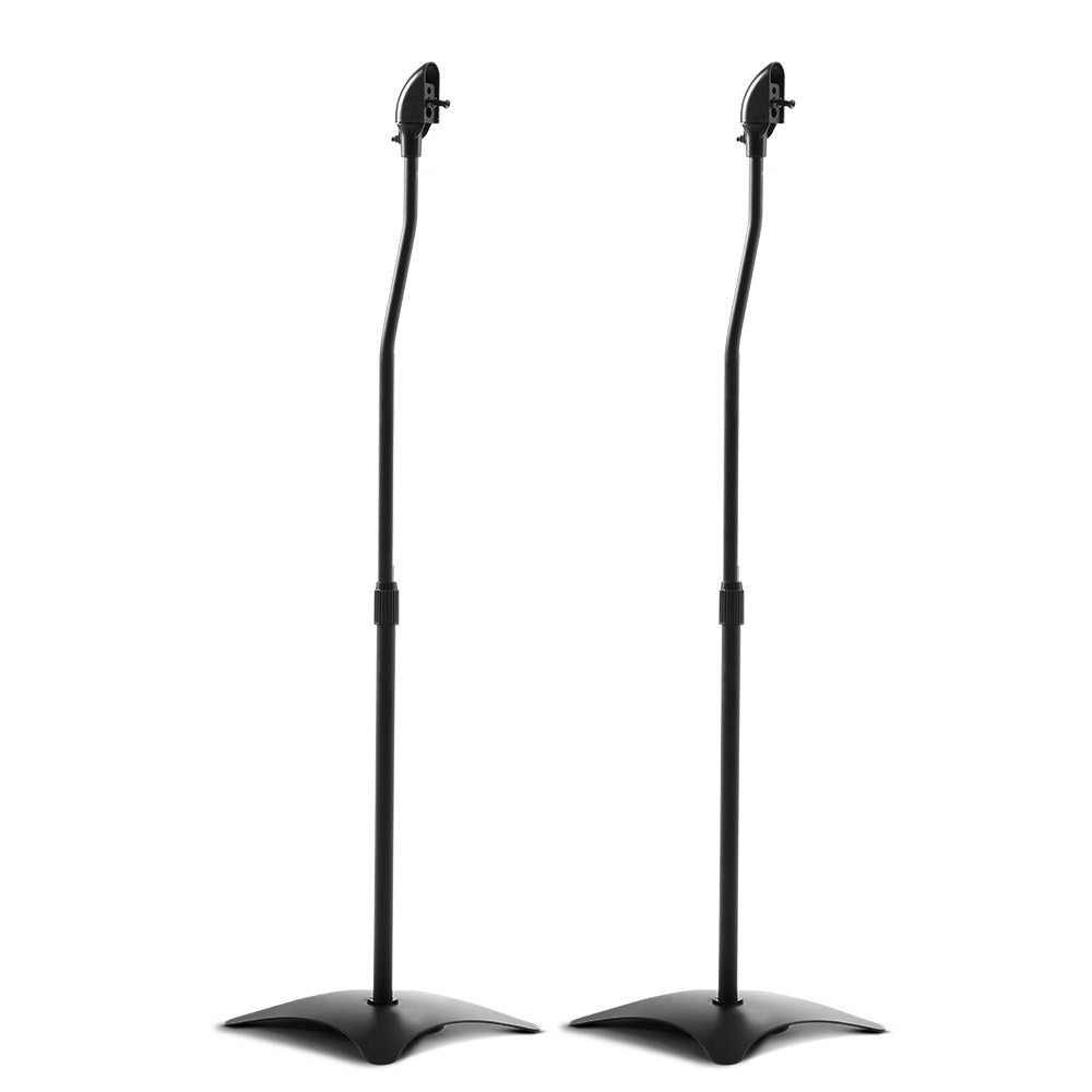 Speaker Accessories: Alpha Speaker Stand 75-112cm Adjustable Height Surround Sound Studio Home 2pcs