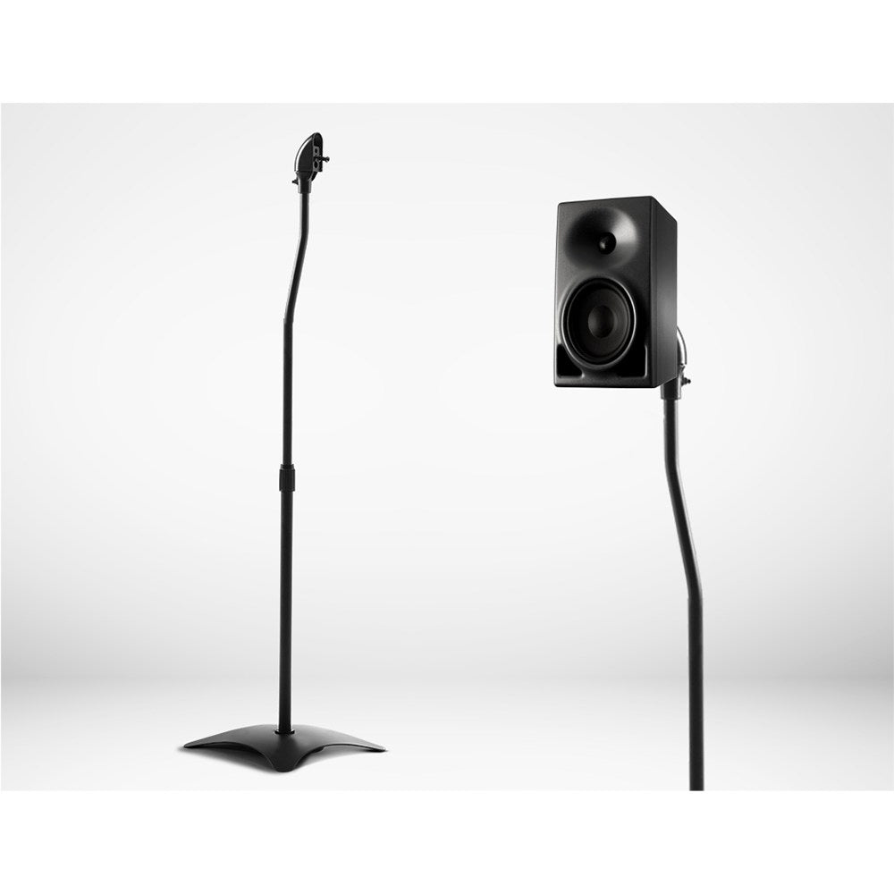 Speaker Accessories: Alpha Speaker Stand 75-112cm Adjustable Height Surround Sound Studio Home 2pcs