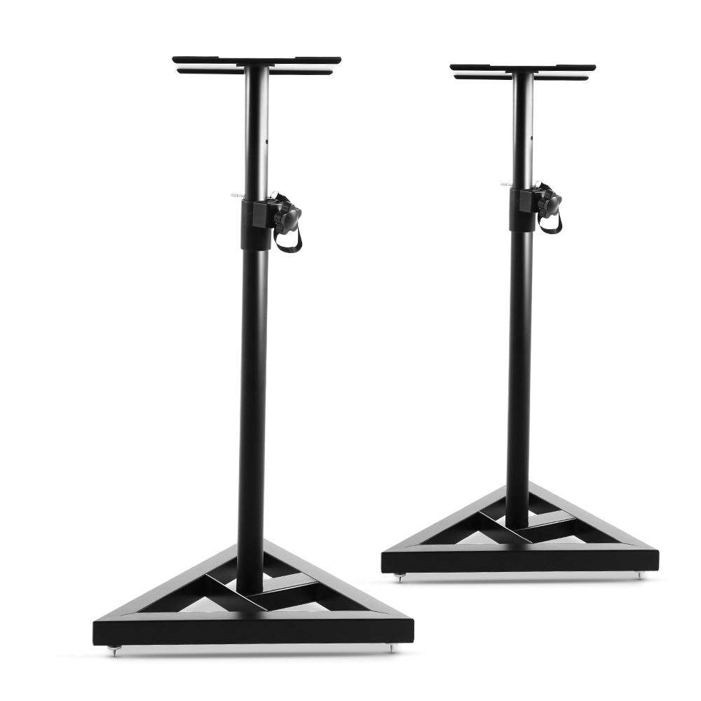 Speaker Accessories: Alpha Speaker Stand 67-120cm Adjustable Height Surround Sound Studio Home 2pcs