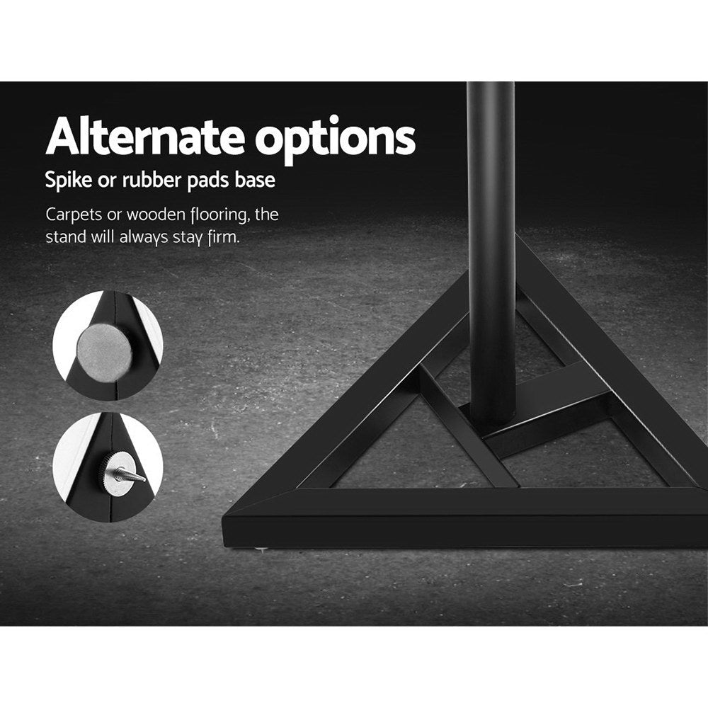 Speaker Accessories: Alpha Speaker Stand 67-120cm Adjustable Height Surround Sound Studio Home 2pcs