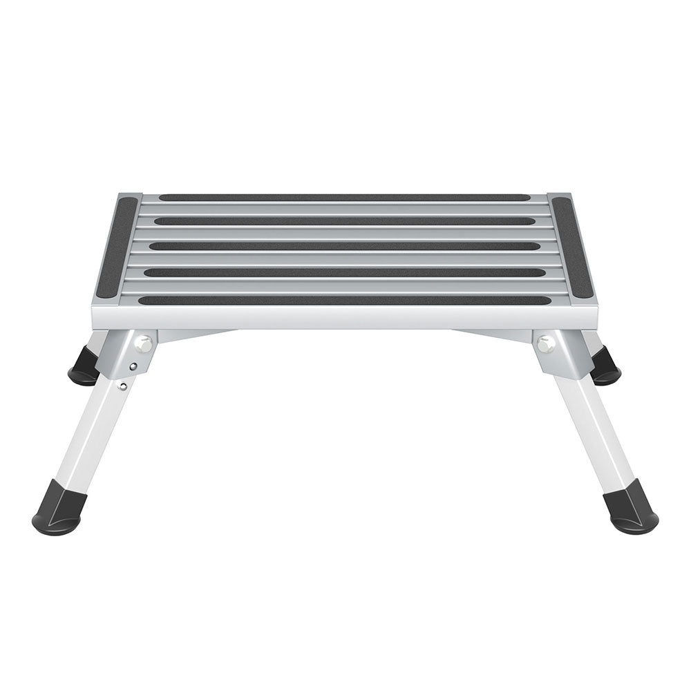 Camp Furniture: Weisshorn Caravan Step Folding Aluminium Step Ladder Stool