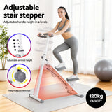 Gym & Training Step: Everfit Step Machine Stair Climber for Home Gym Exercise Foldable LED Display Adjustable Handlebar