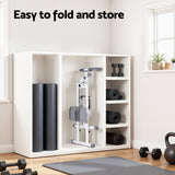 Gym & Training Step: Everfit Step Machine Stair Climber for Home Gym Exercise Foldable LED Display Adjustable Handlebar