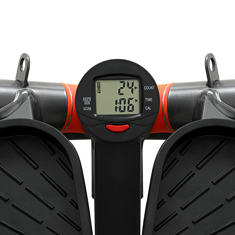 Gym & Training Step: Everfit Mini Stepper with Resistance Rope Aerobic Step Trainer Home Gym 150KG