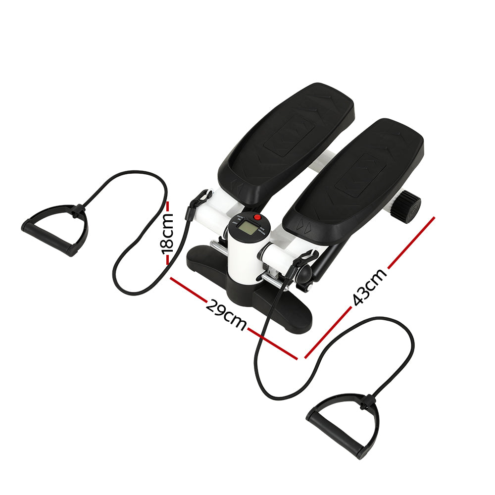 Gym & Training Step: Everfit Mini Stepper Resistance Rope Aerobic Step Trainer Home Workout 150KG