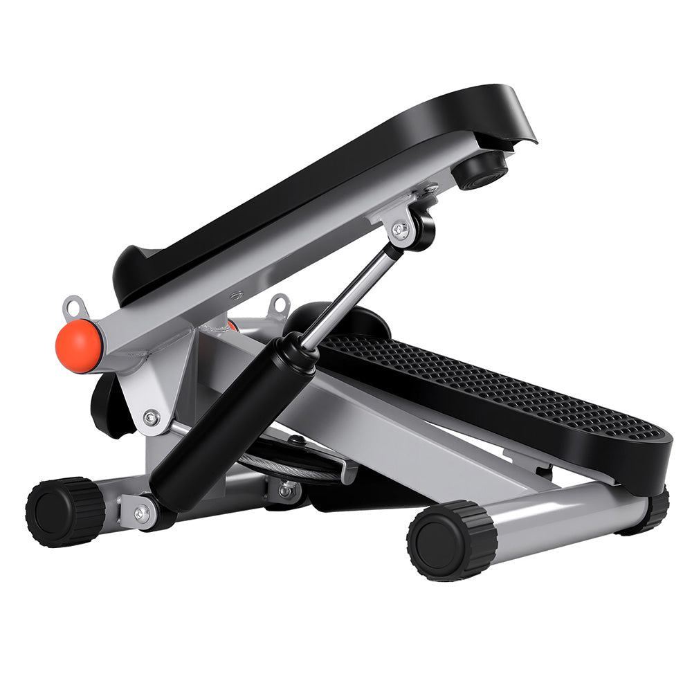 Gym & Training Step: Everfit Mini Stepper with Resistance Rope Aerobic for Exercise Compact Home Workout Grey