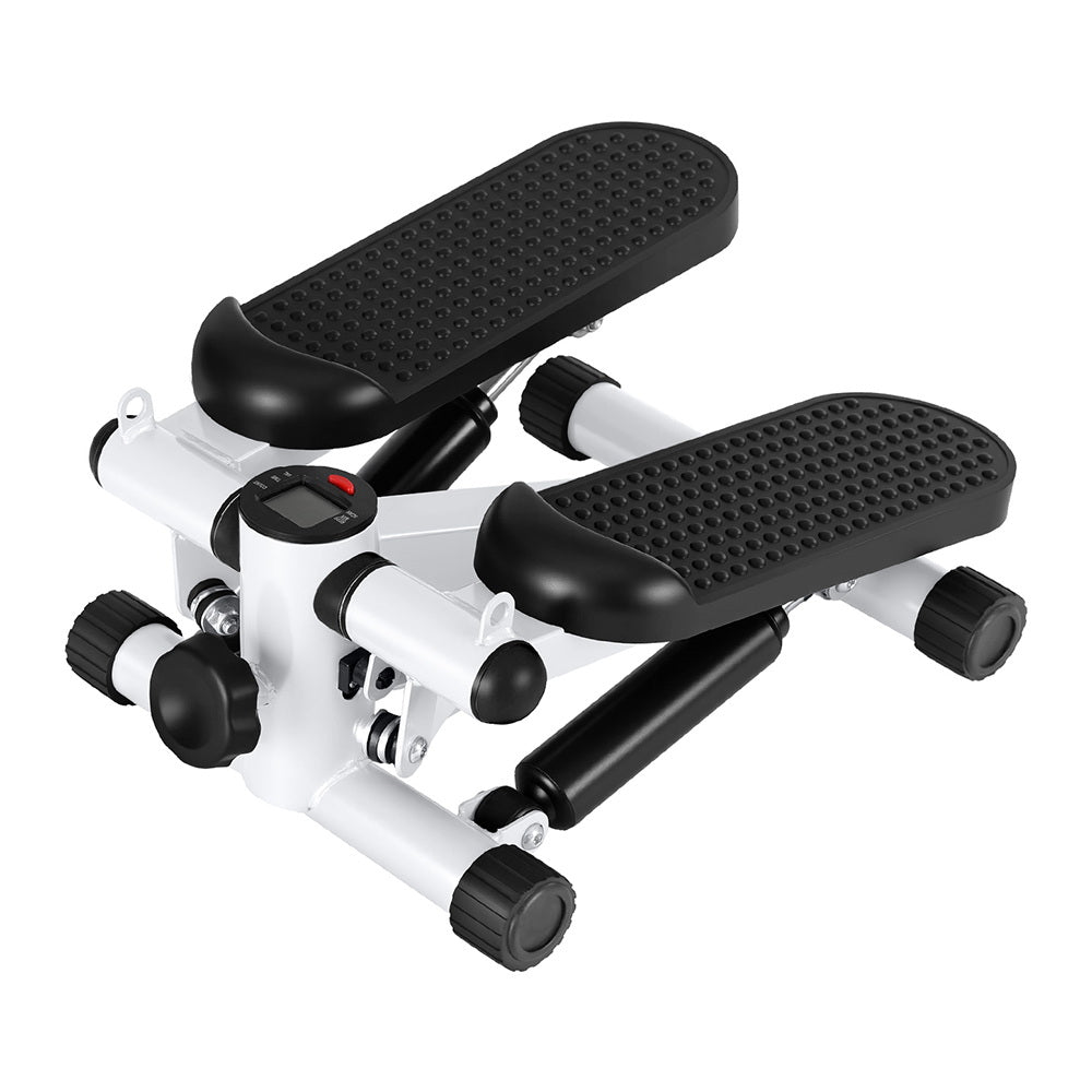 Gym & Training Step: Everfit Mini Stepper with Resistance Rope Aerobic for Exercise Compact Home Workout White