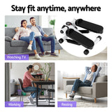 Everfit Mini Stepper with Resistance Rope Aerobic for Exercise Compact Home Workout White