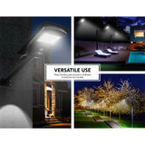 Elegant_Shop-Leier 80 LED Solar Street Light 90W Flood Motion Sensor Remote Outdoor Wall Lamp