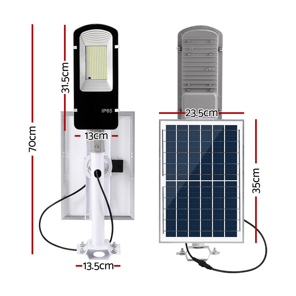Night Lights & Ambient Lighting: Leier 386 LED Solar Street Light Flood Motion Sensor Remote