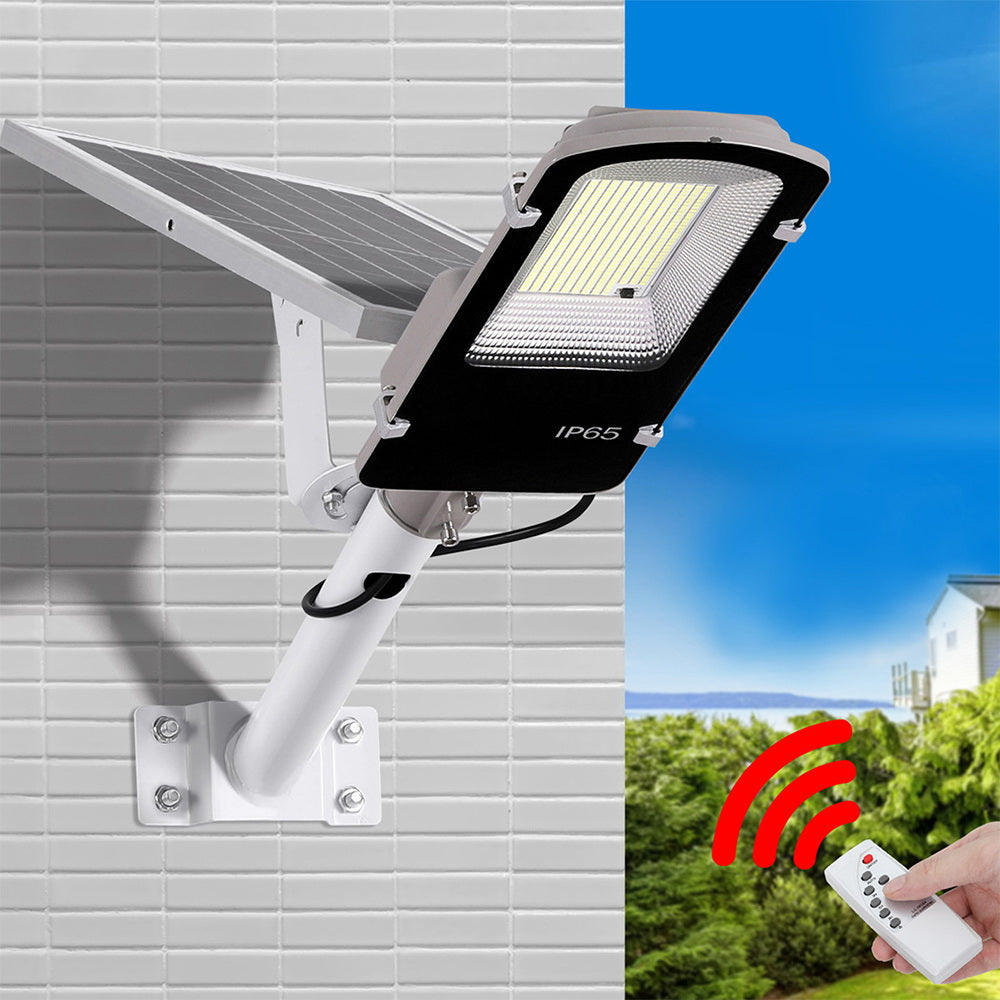 Night Lights & Ambient Lighting: Leier 386 LED Solar Street Light Flood Motion Sensor Remote